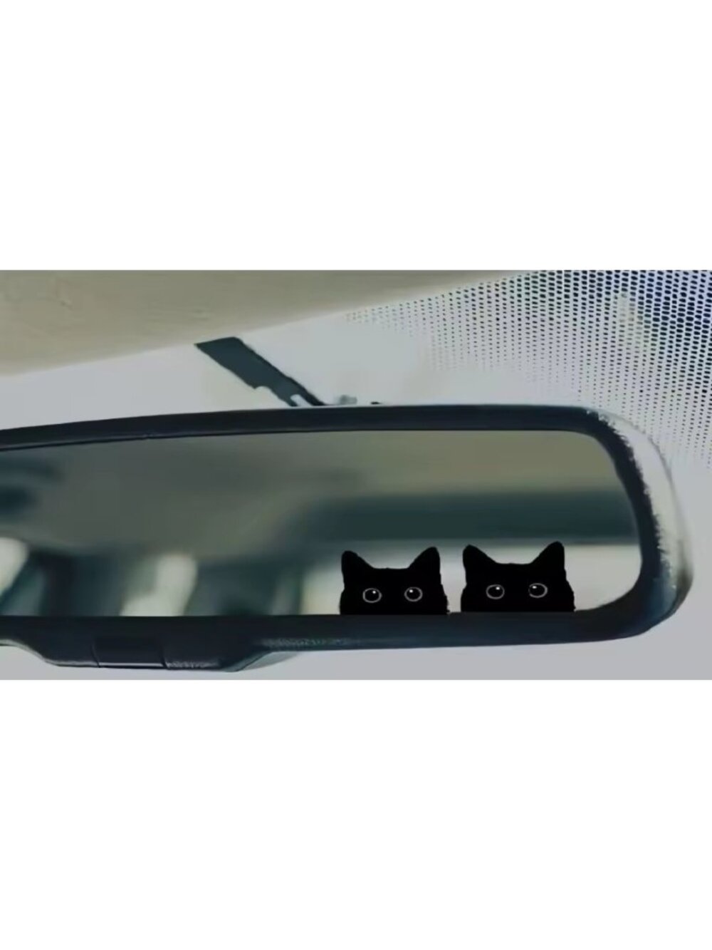 Cute Kitty Cat Mirror Decals for Car, Rearview Mirror Peeking Vinyl Sticker